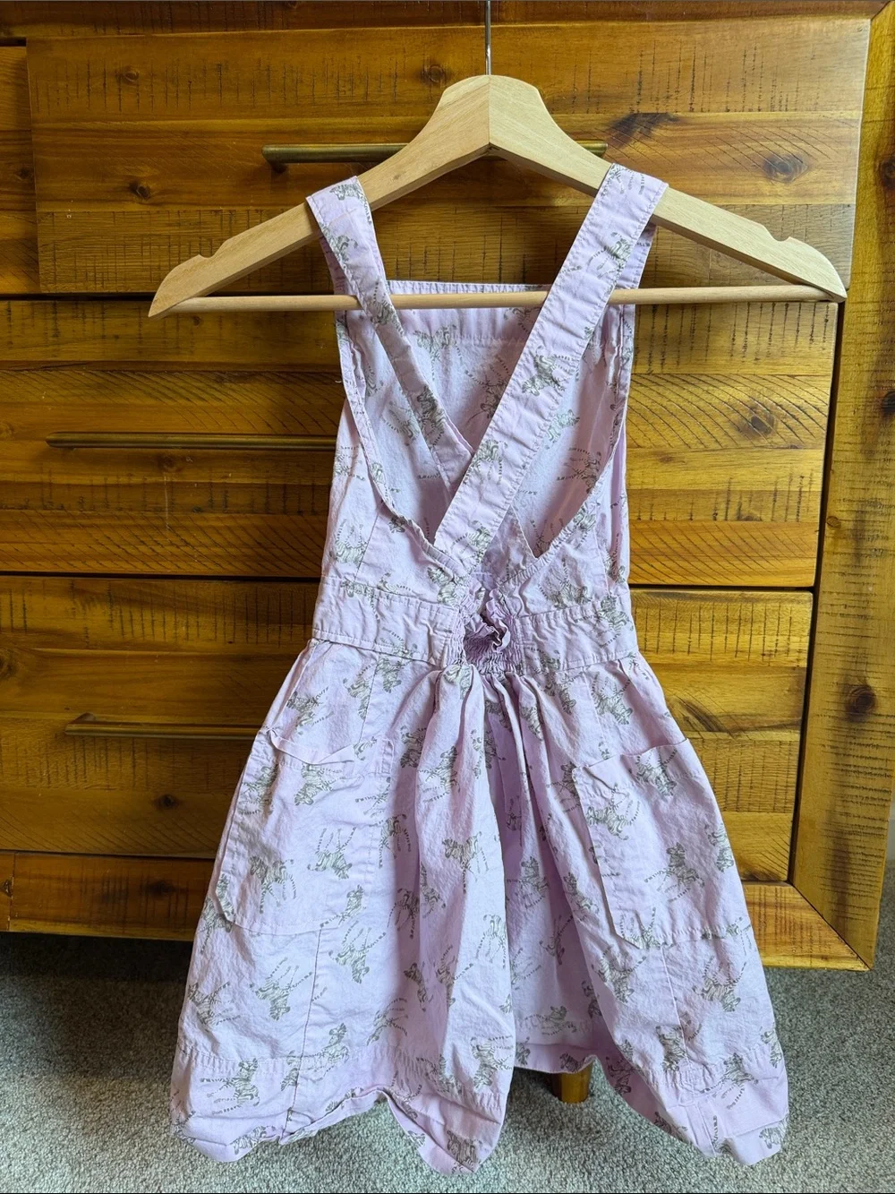 Crewcuts Kids Pink Printed 🦓 Zebra Sundress